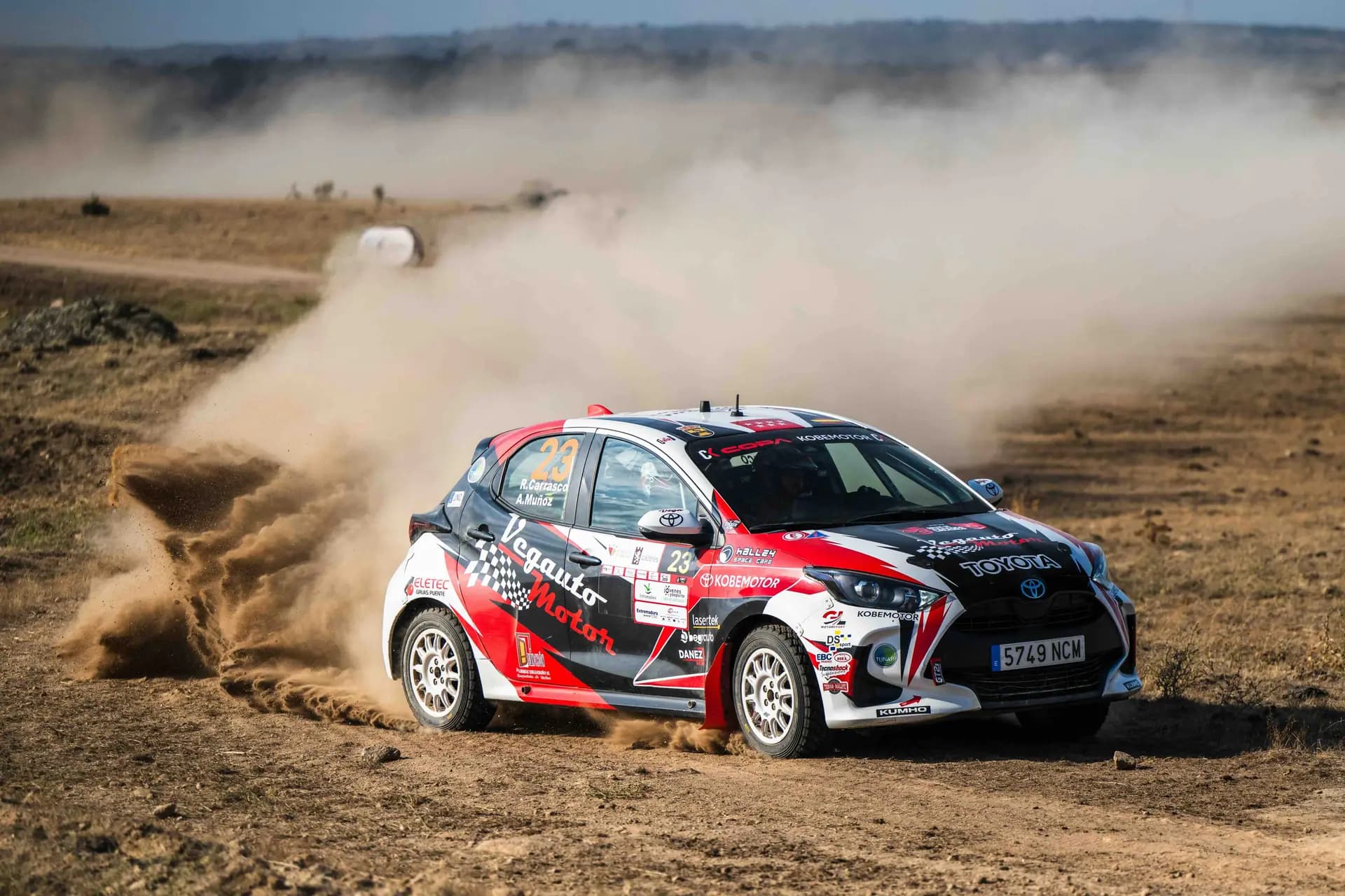 Primer triunfo con el Toyota Yaris Rally5 Kit para Raúl Carrasco en el Rallye de Cáceres