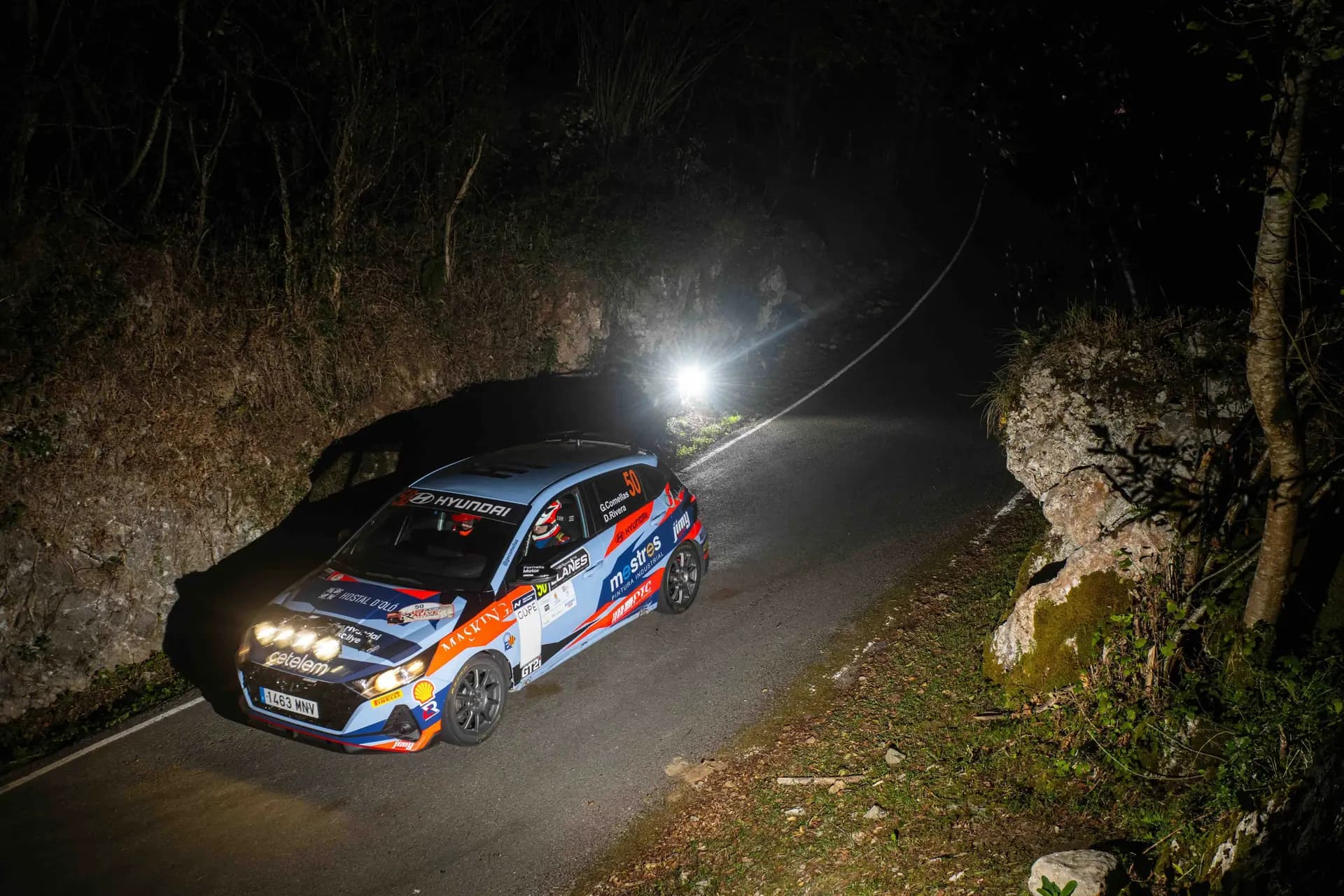 Primer podio para Gerard Comellas en la Copa Hyundai i20N Rallye