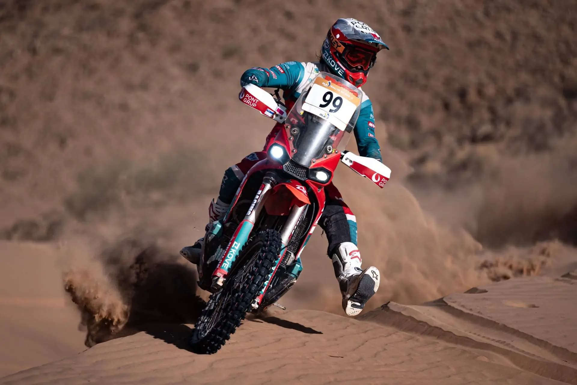 LA KOVE 450 RALLY Y JAVI VEGA CONQUISTAN EL RALLY DE MARRUECOS 2026 EN LA CATEGORÍA MALLE MOTO