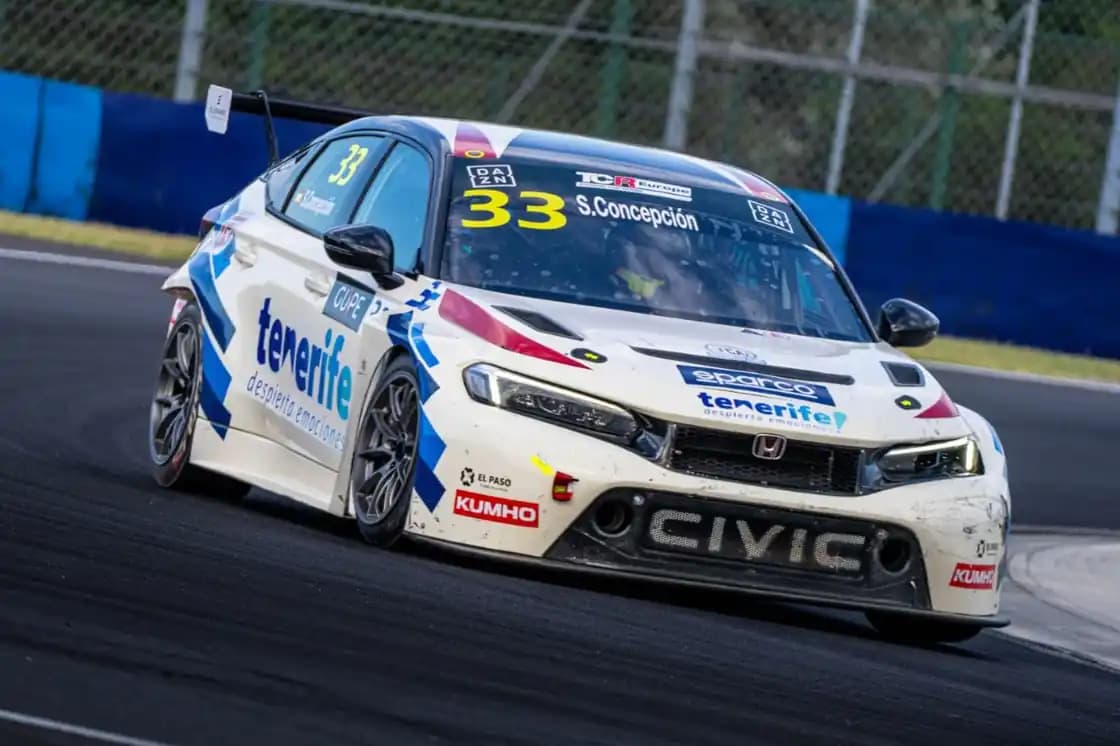 Santi Concepción en el templo de la velocidad, Monza Italia.
