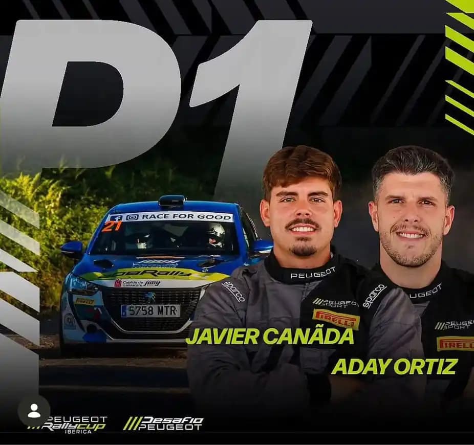 Javier Cañada y Aday Ortiz se proclaman campeónes del prestigioso Desafío Peugeot